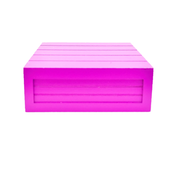 Peça de Elevação Madeira Neon Roxa M